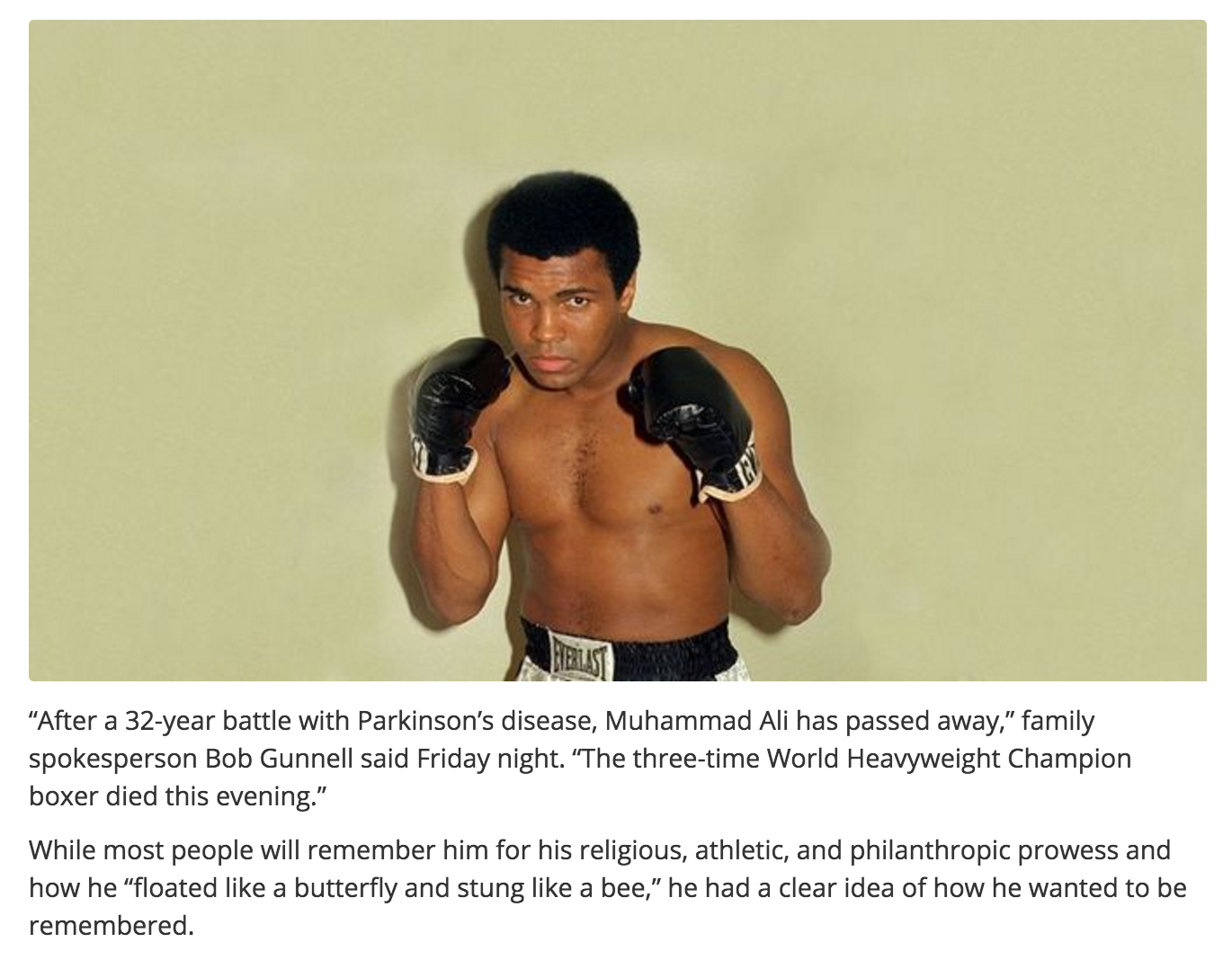 This Is How Muhammad Ali Wanted To Be Remembered