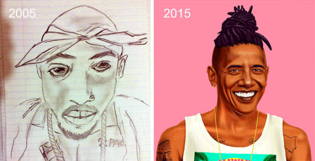 Artists' Progression Over The Years