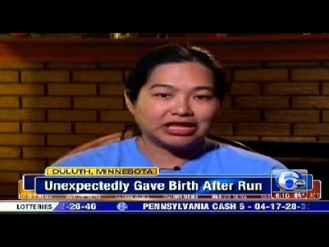 Trish Staine thought her back pain was from her marathon training, but it turned out to be labor pain. The day after her marathon she had a baby girl. She said she didn’t know how she could have been pregnant because her husband had had a vasectomy.