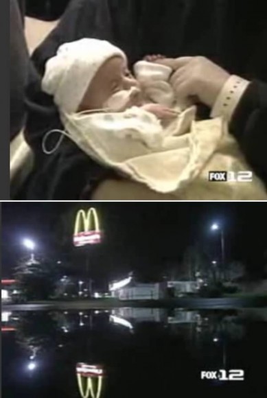 Danielle Miller, 16, was doing her shift at McDonald’s when she started feeling ill. She hurried to the bathroom, and all of a sudden, to her great surprise, she was giving birth on the toilet.