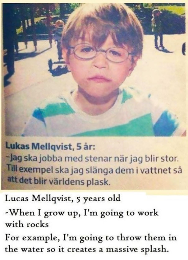 Little Kids' Hilarious Life Ambitions