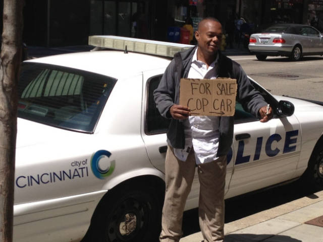 guy seems legit - For Sale Cop Car Lice city of Cincinnati