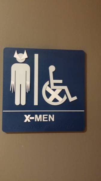 Cleverest Bathroom Signs Ever Created