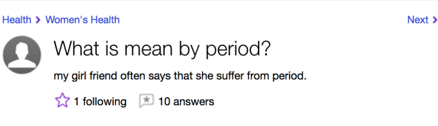 These People Know Even Less About Periods Than You