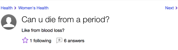 These People Know Even Less About Periods Than You