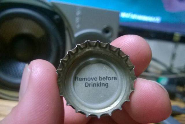 people that always prove that you can - Remove before Drinking