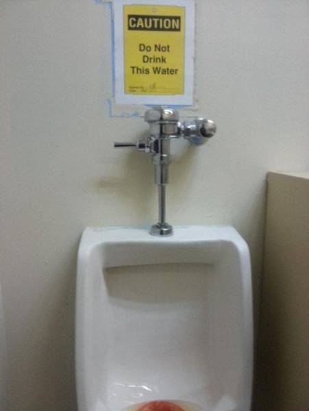 signs that people are getting dumber - Caution Do Not Drink This Water