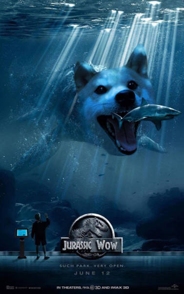 jurassic world movie poster - Jurassic Wow Such Park, Very Open June 12 In Theaters, Tolo 3D And Imax 30