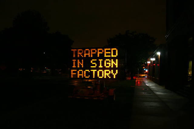 Hilarious Hacked Electronic Road Signs