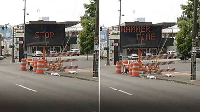 Hilarious Hacked Electronic Road Signs