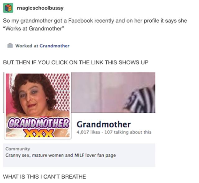 Awesome Tumblr Posts About Awesome Grandparents