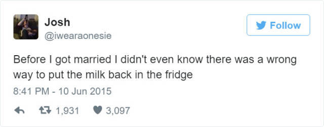 Tweets That Pretty Much Sum Up The Married Life Perfectly