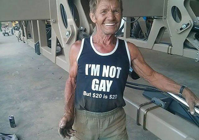 Old People Wearing Awkward Shirts Proudly