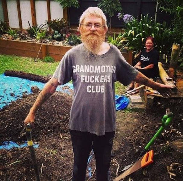 Old People Wearing Awkward Shirts Proudly