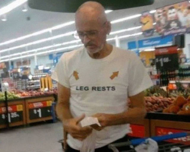 Old People Wearing Awkward Shirts Proudly