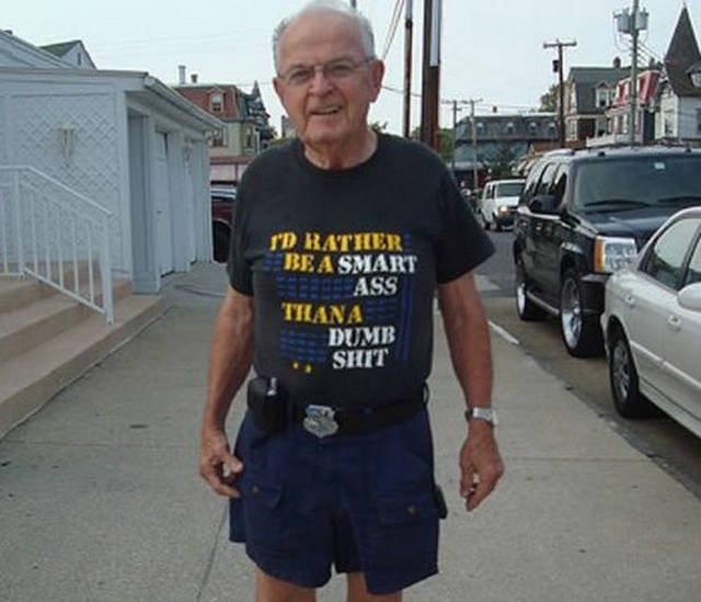 Old People Wearing Awkward Shirts Proudly