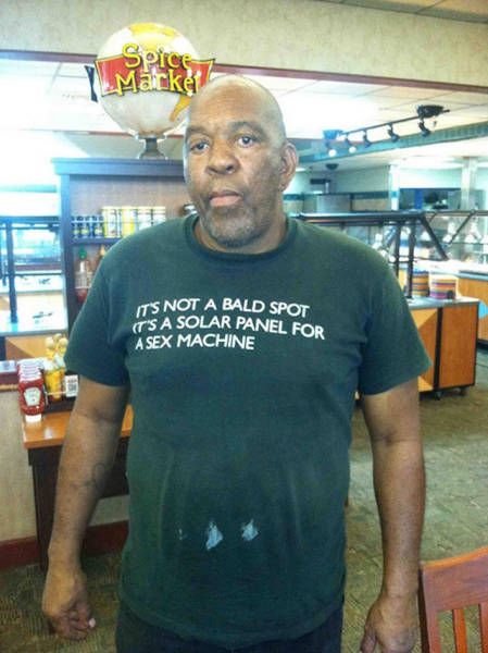 Old People Wearing Awkward Shirts Proudly