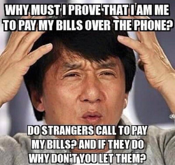 work meme wondering if people pay strangers bills on the phone