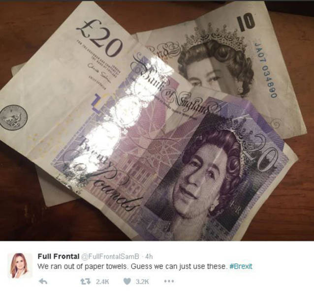 Twitter Was Bombarded With Funny Messages After Britain F*cked Things Up