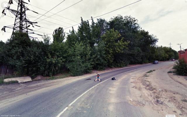 Amazing Pictures Found Using Google Street View