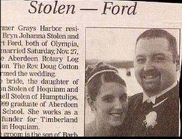 Hilariously Awkward Wedding Name Combinations