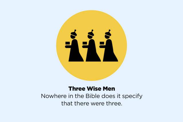 graphics - Three Wise Men Nowhere in the Bible does it specify that there were three.