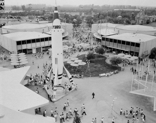 When Disneyland opened in 1955, "Tomorrowland" was designed to look like a year in the distant future: 1986.
