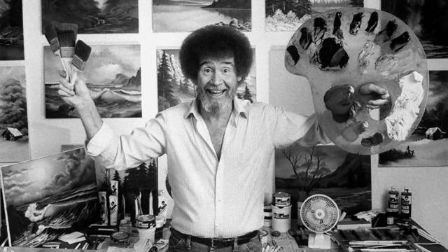 According to an analysis by FiveThirtyEight, 44 percent of Bob Ross's paintings contain at least one "happy little cloud."