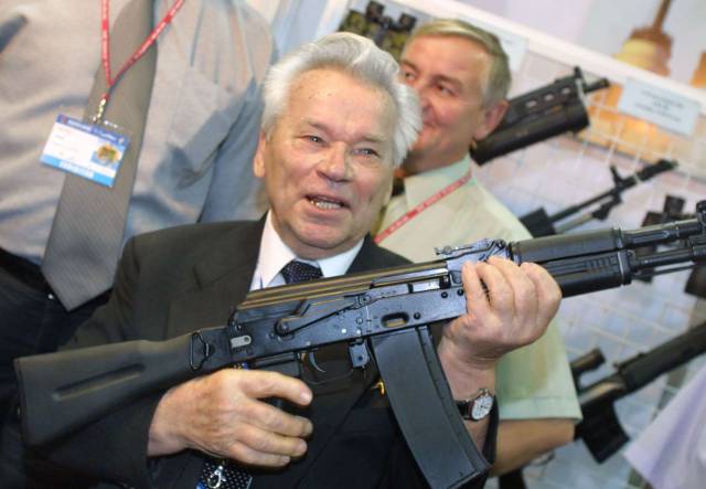The inventor of the AK-47 has said he wishes he'd invented something to help farmers instead — "for example a lawnmower."