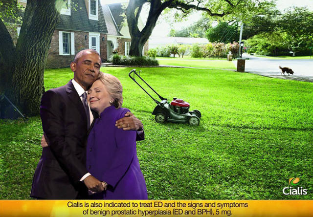 Cringeworthy Obama Clinton Hug Photo Gets Trolled