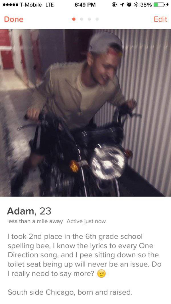 Most WTF Tinder Profiles