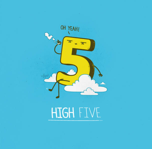 high five pun - Oh Yeah! High Five