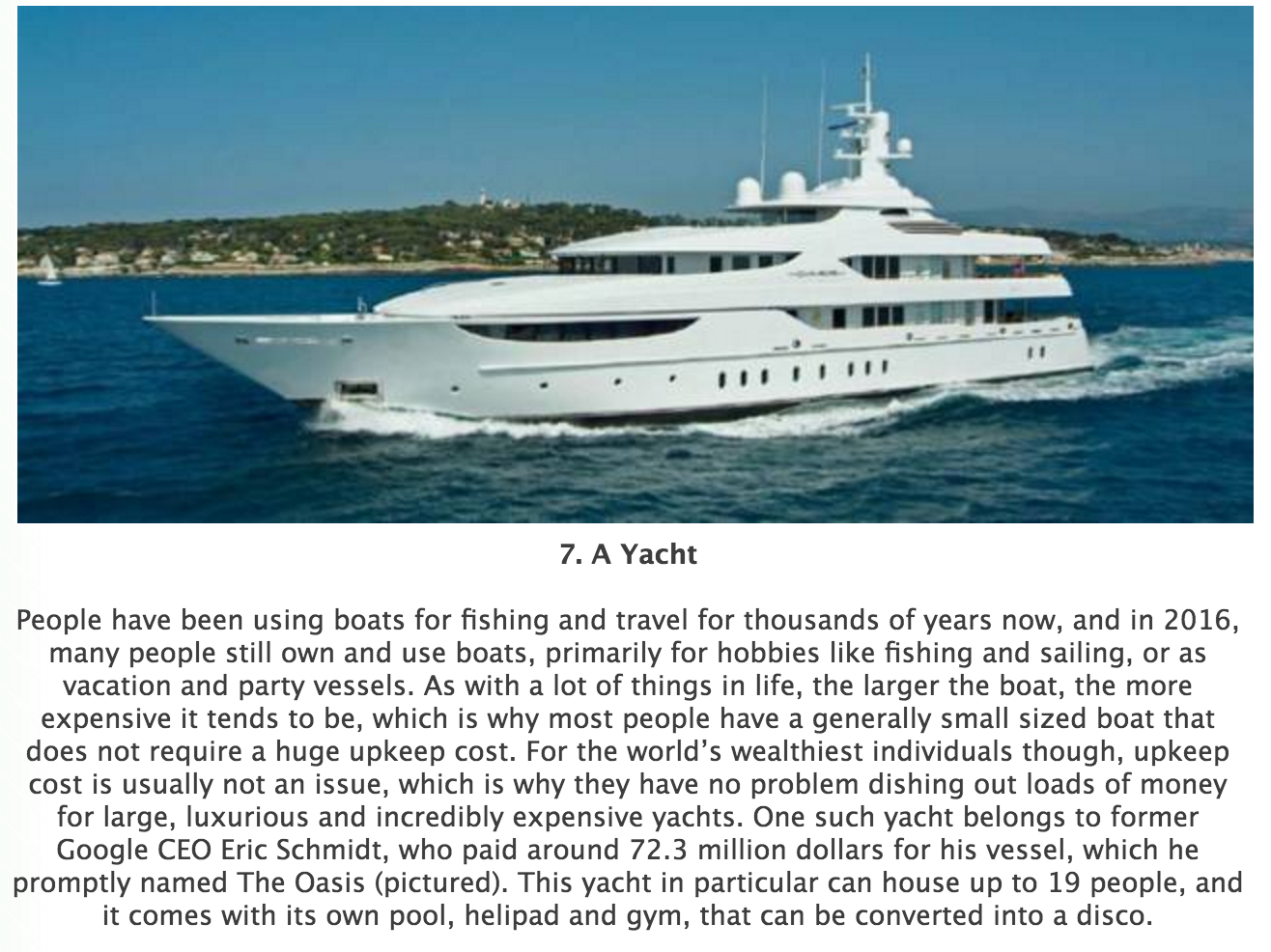 Expensive Crap Billionaires Spent Their Money On