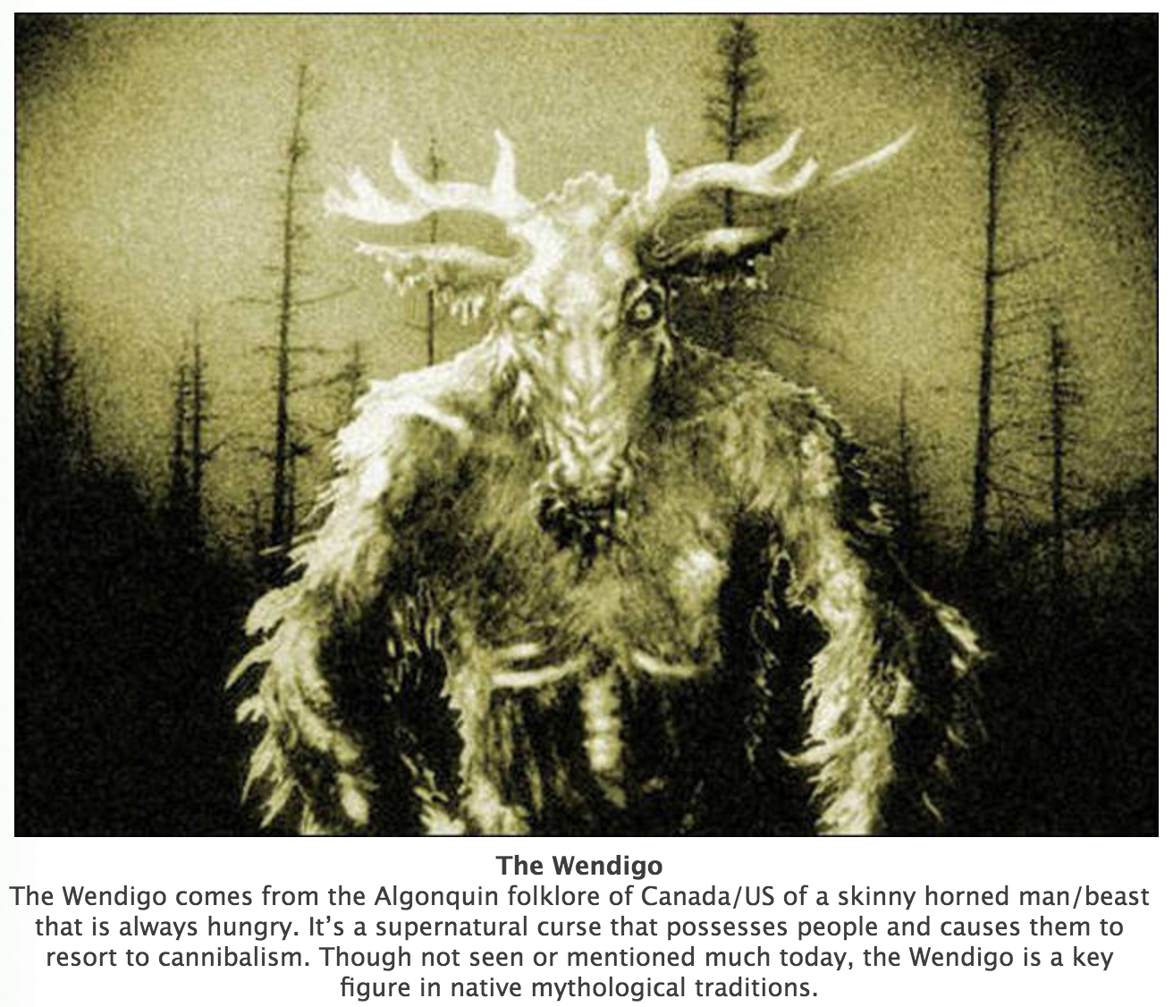 The Freakiest North American Monster Myths