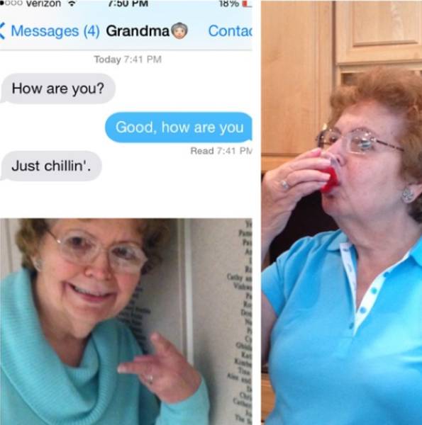 Grandparents That Are Struggling With Texting