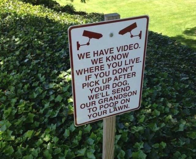 Hilarious, Awesome, & Savage Yard Signs