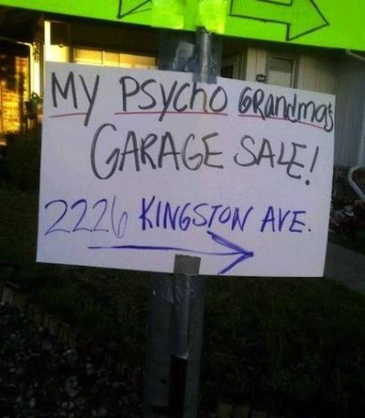 Hilarious, Awesome, & Savage Yard Signs