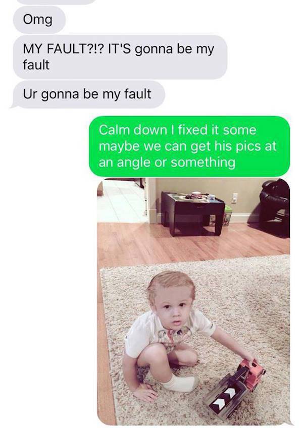 Father And Son Troll The Hell Out Of Mom While She's Away