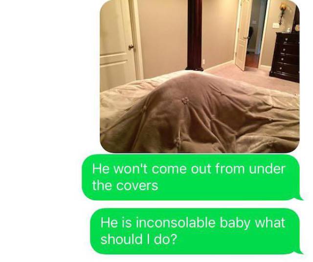 Father And Son Troll The Hell Out Of Mom While She's Away