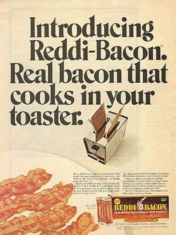 Toaster bacon is inferior to griddle bacon.