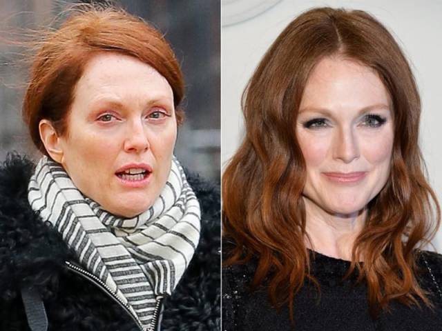 julianne moore without makeup