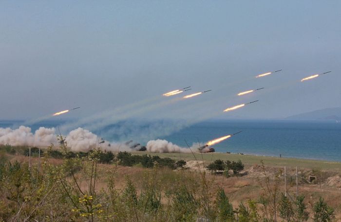 North Korea's Largest Artillery Drill To Date