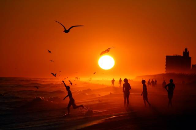 pensacola beach sunset