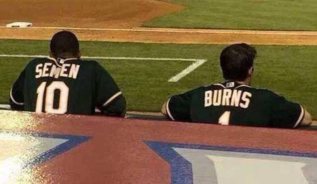 Sports Jerseys That Belong Next To Each Other