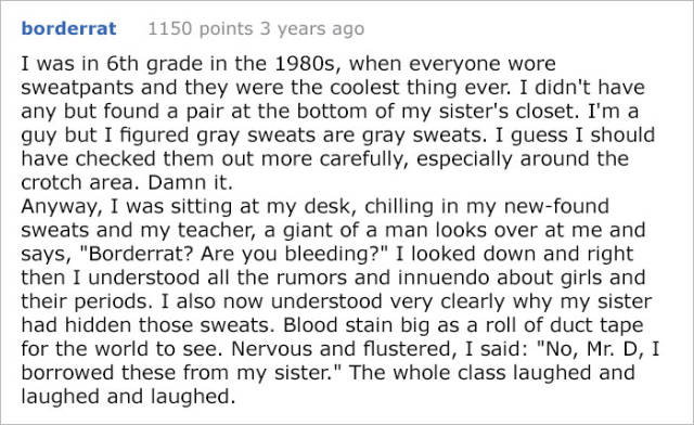 People Share Their Extremely Awkward Experiences