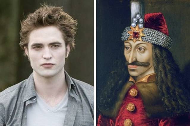 Robert Pattinson and Count Dracula: Now this one’s astonishing! Robert Pattinson, who portrayed vampire Edward Cullen in the Twilight saga, actually has his share of a ’’vampiric’’ past. The actor is a distant relative of Vlad the Impaler, also known as Vlad III Dracula. We are now absolutely positive that no one could’ve played the role of Edward better than Robert Pattinson.