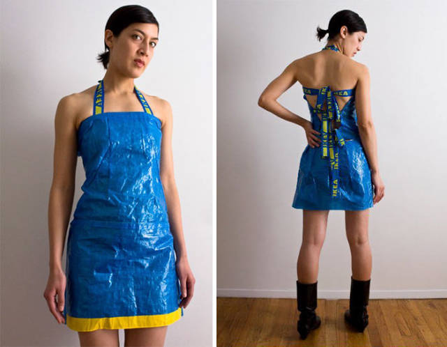 People Keep Trolling By Making Clothes & Accessories Out Of Ikea's Dollar Bags