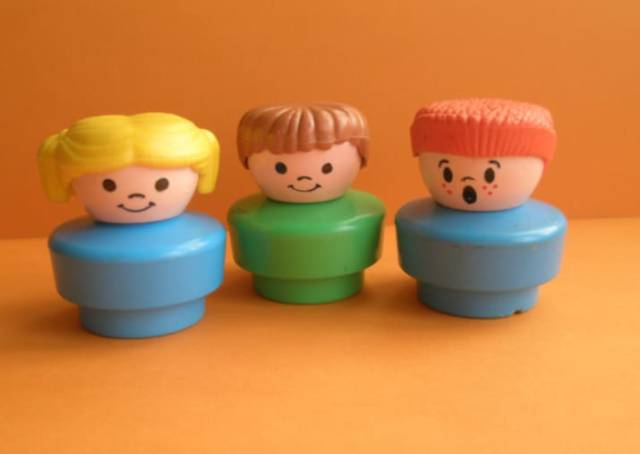 These Fisher-Price Little People that were the size of your fist: