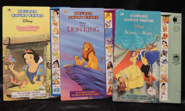 All of these classic Disney sound books, which made learning to read so much fun: