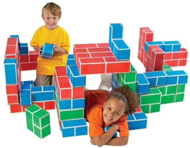 Knocking over these blocks as soon as you were done building the most beautiful fort you had ever seen: